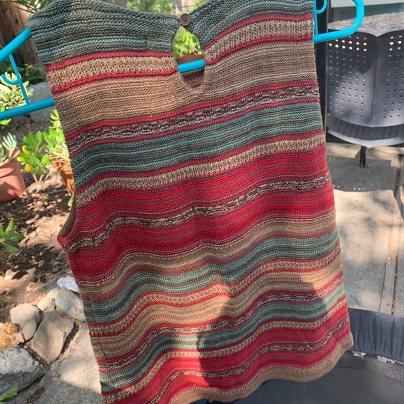 Ralph Lauren Knit tank top Cotton Linen women’s L cool summer sleeveless - Picture 12 of 12